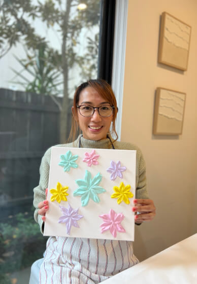Floral Textured Art Workshop for Beginners
