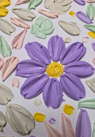 Floral Textured Art Workshop