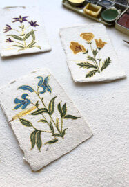 Floral Watercolour Painting Class - Newcastle