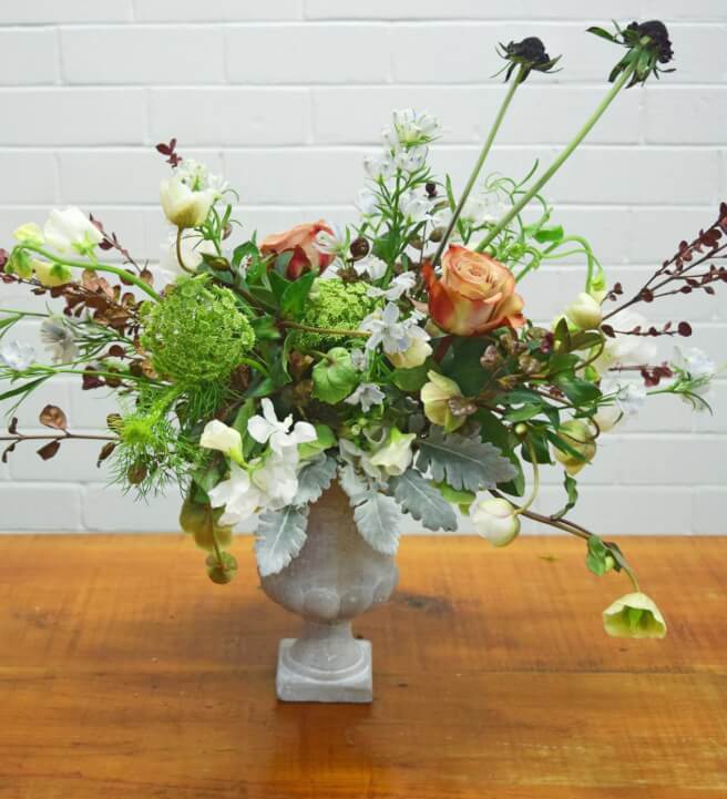 Flower Arrangement Workshop: Floral Urns Melbourne | ClassBento