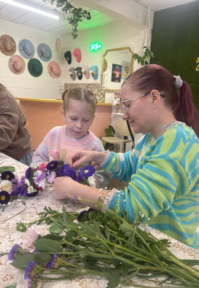 Flower Crown and Charm Bracelet Workshop