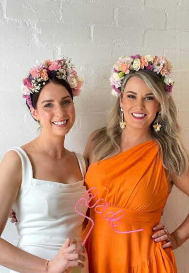 Flower Crown Making Workshop for Hens Parties: Mornington Melbourne ...