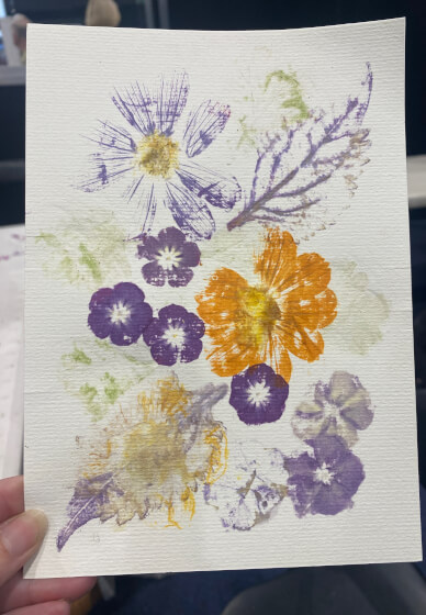 Flower Hammer Nature Print Making Workshop