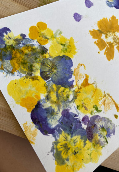 Flower Hammer Nature Print Making Workshop