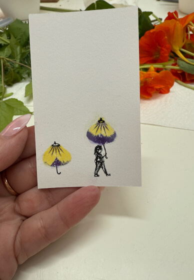 Flower Hammer Nature Print Making Workshop