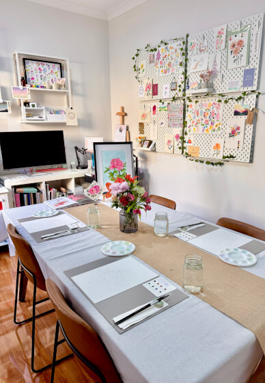 Flower Painting with Watercolours Workshop