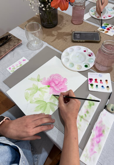 Flower Painting with Watercolours Workshop