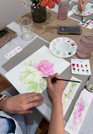Flower Painting with Watercolours Workshop