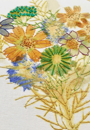 Flower Pounding and Embroidery Class