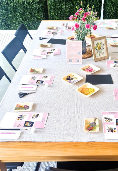 Flower Pressing Art Workshop