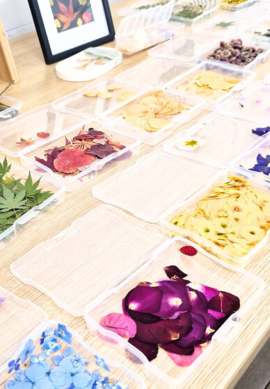 Flower Pressing Art Workshop