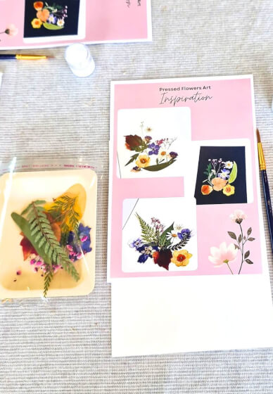 Flower Pressing Art Workshop