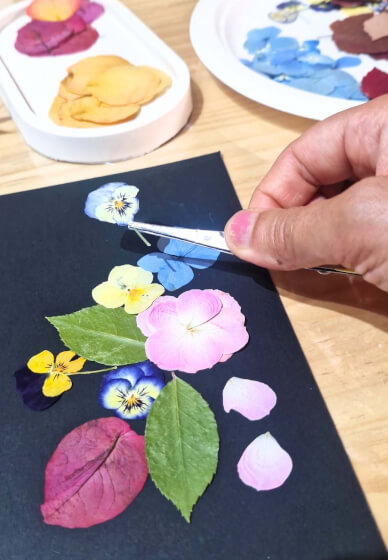 Flower Pressing Art Workshop