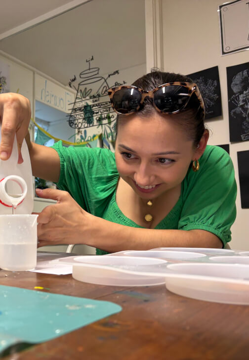 Flower Resin Coasters Making Class