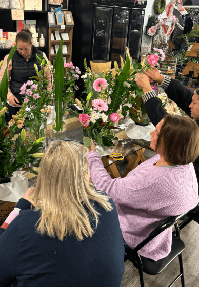 Flower Spiral Bouquet Workshop