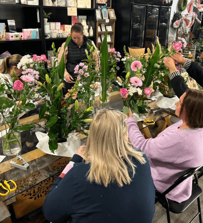 Flower Spiral Bouquet Workshop