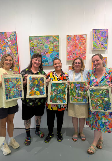Flower Tote Painting Workshop