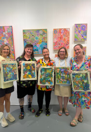 Flower Tote Painting Workshop
