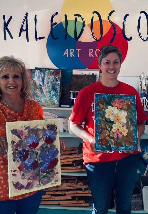 Flowers Textured Acrylic Painting Workshop