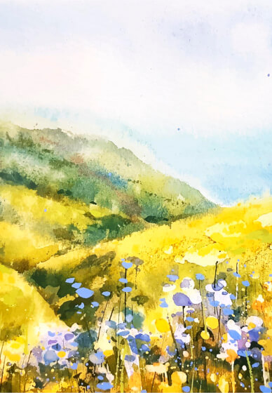 Flowing Landscape Painting Class