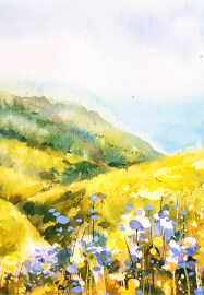 Flowing Landscape Painting Class