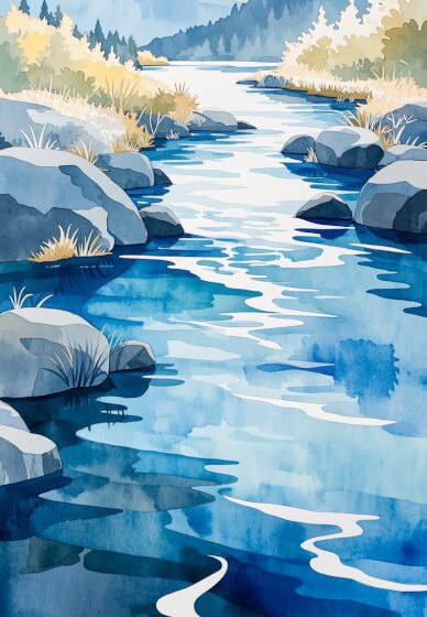 Flowing Landscape Painting Class