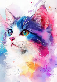 Fluffy Cat Watercolour Painting Workshop