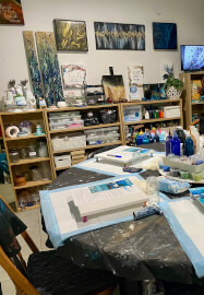 Fluid Art Painting Class: Swipe, Cells and Lacing