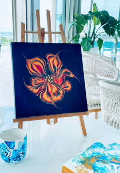 Fluid Art Pour Workshop: Sip, Relax and Paint