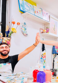 Fluid Art Pour Workshop: Sip, Relax and Paint