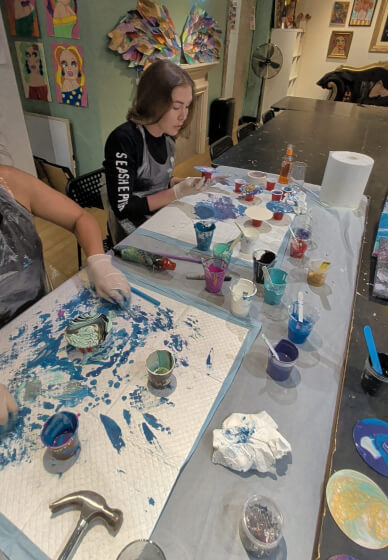 Fluid Art: Stress-Release Workshop