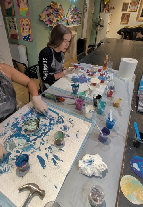 Fluid Art: Stress-Release Workshop