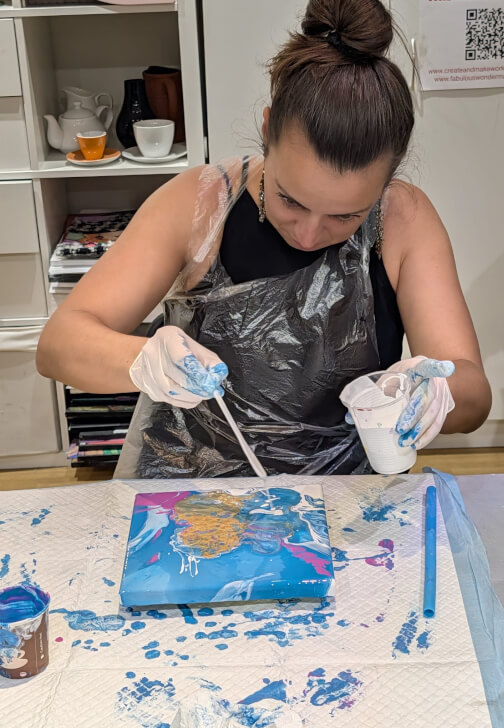 Fluid Art: Stress-Release Workshop