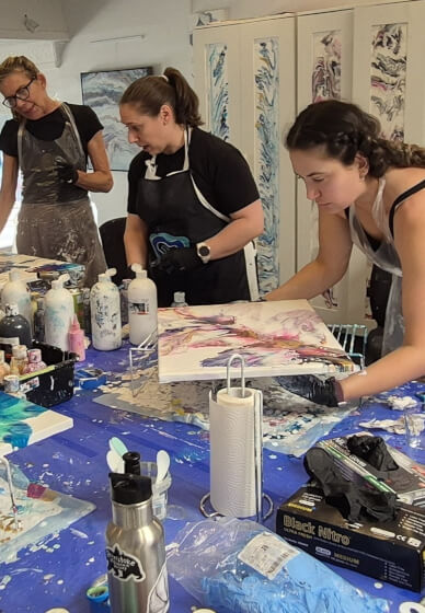 Fluid Art Workshop: Dutch Pouring