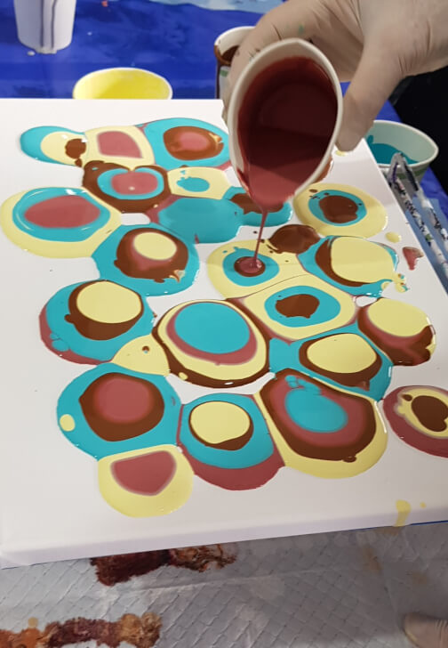 Fluid Art Workshop: Marbling with Marbles