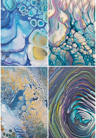 Fluid Art Workshop: Pearl and Cloud Pour
