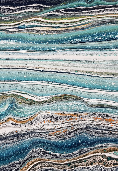 Fluid Art Workshop: Sandwich Pour