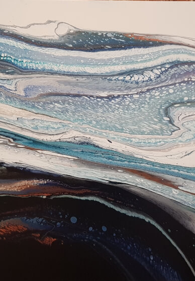 Fluid Art Workshop: Sandwich Pour