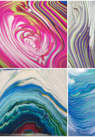 Fluid Art Workshop: Super 3 Styles in 1 Class