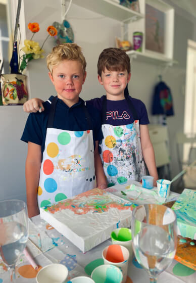 Fluid Pouring Art Workshop - Kids
