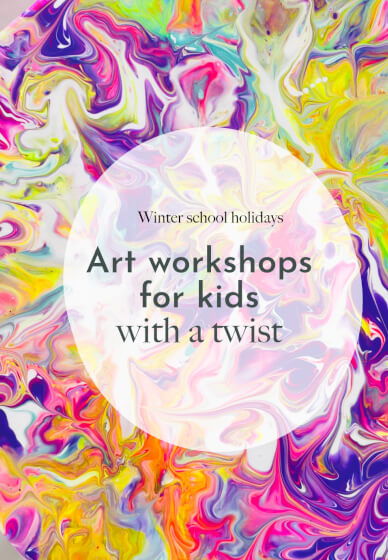 Fluid Pouring Art Workshop - Kids