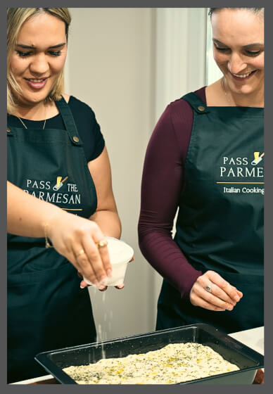 Focaccia and Antipasto Vegetables Cooking Class