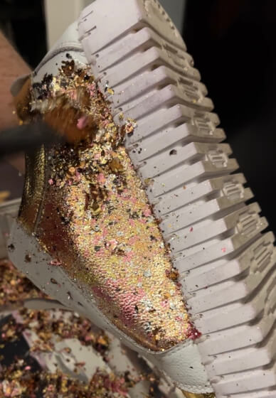 Foil Me Fabulous: Up-cycled Shoe Foiling Workshop