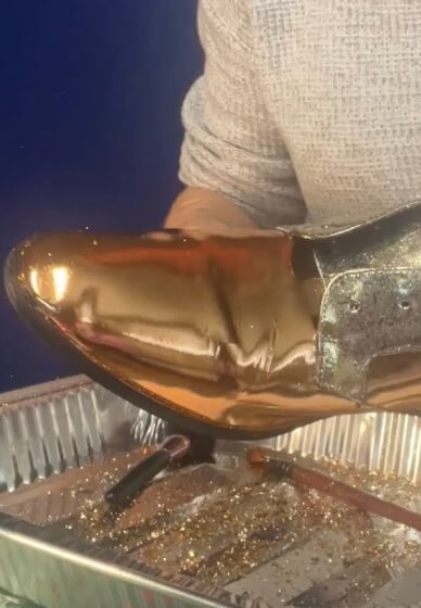 Foil Me Fabulous: Up-cycled Shoe Foiling Workshop