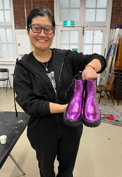 Foil Me Fabulous: Up-cycled Shoe Foiling Workshop