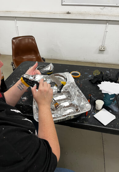 Foil Me Fabulous: Up-cycled Shoe Foiling Workshop