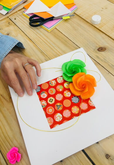Fold a Stunning Origami Rose and Frame It Class
