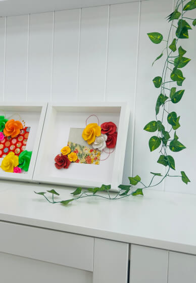 Fold a Stunning Origami Rose and Frame It Class