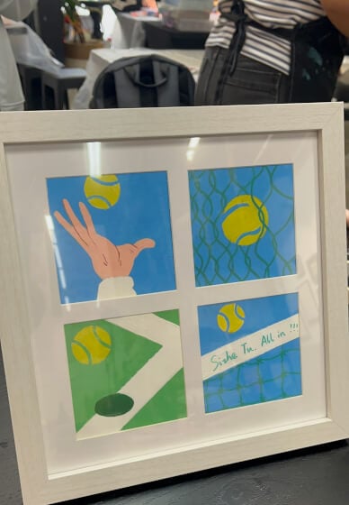 Four or Nine-grid Framed Oil Pastel Painting Workshop