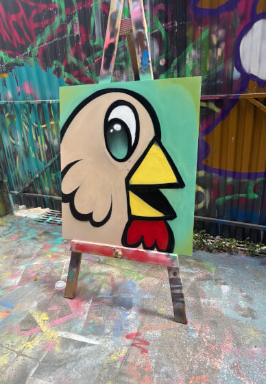 Freehand Street Art Class for Kids